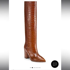 Paris Texas Croc Embossed Boot